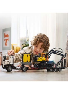 LEGO لعبة شاحنة فولتف FMX و حفارة كهربائية EC230 للأطفال، هدية مركبة لصبيان وبنات أعمارهم 10 سنوات وما فوق الذين يحبون نماذج البناء الثقيلة 42175 (2274 قطعة)  - Image 5