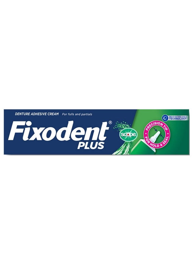 Fixodent Control Denture Adhesive Cream Plus Scope Flavor 2 oz (Pack of 8) - Image 1