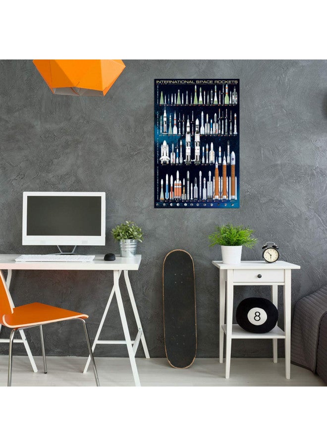 EuroGraphics International Space Rockets Poster, 36 x 24 inch - Image 3