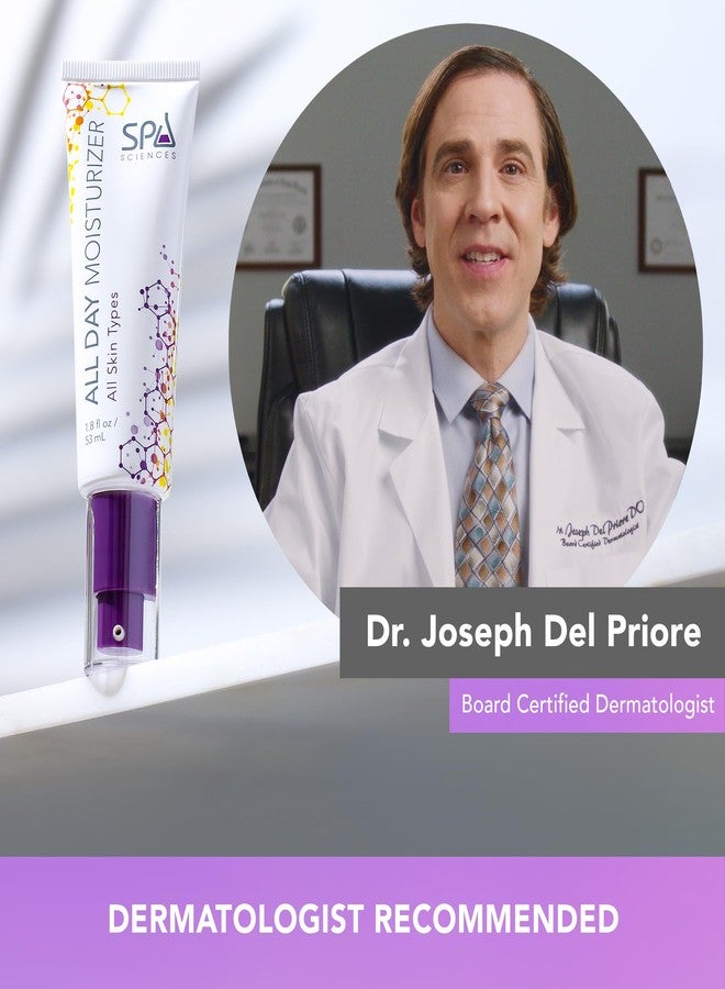 SPA SCIENCES - All Day Moisturizer - Made in the USA - Lightweight, Gentle Moisturizer - With Glucosamine HCL, Seaweed Extract - Hydrating, Revitalizing, Soothing - Vegan - For All Skin Types - 1.8oz - Image 2