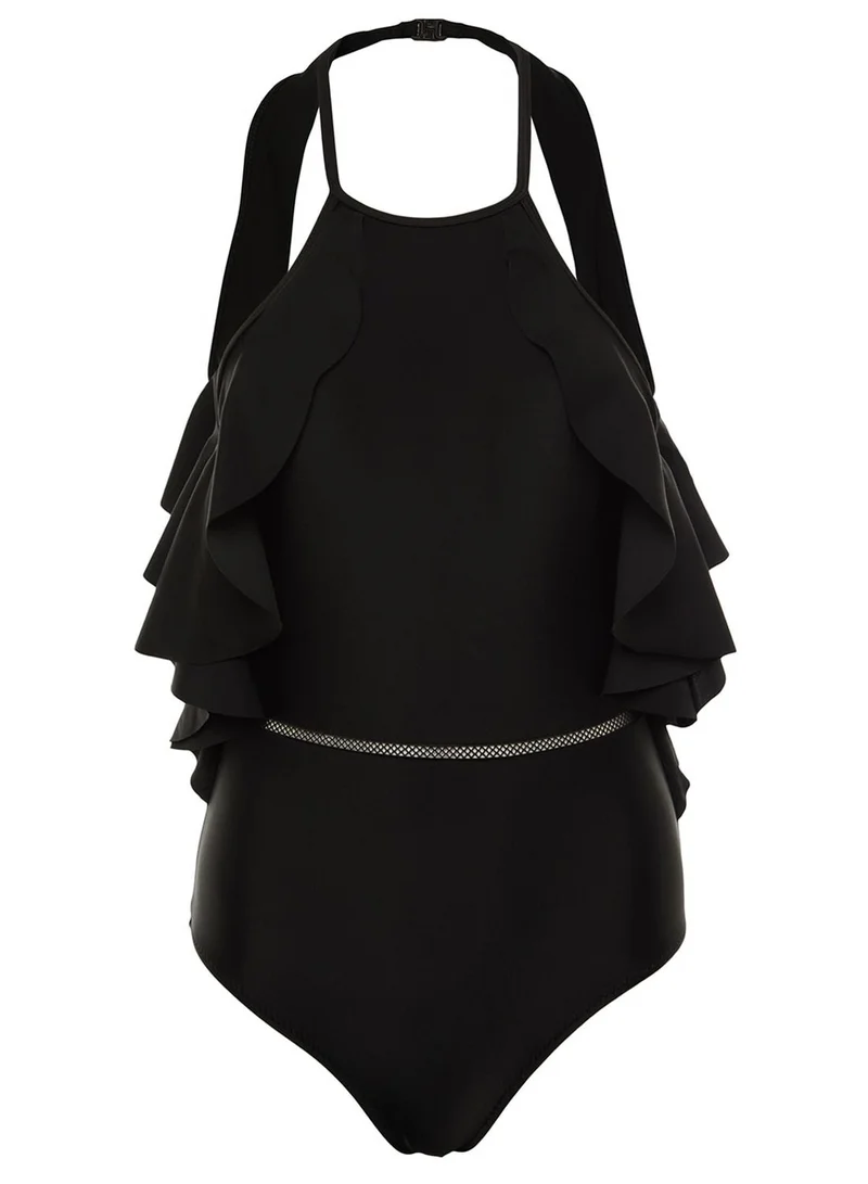 trendyol Ruffle Trim Swimsuit