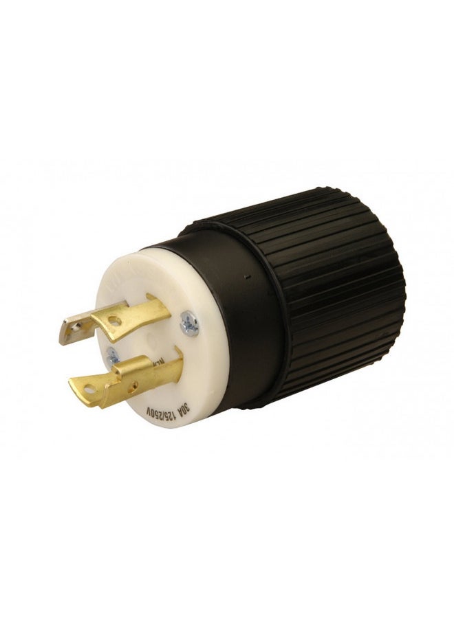 Reliance Controls Reliance Controls L1430P 30-Amp 125/250 Vac Male Plug for Generator Cords, Black  - Image 1
