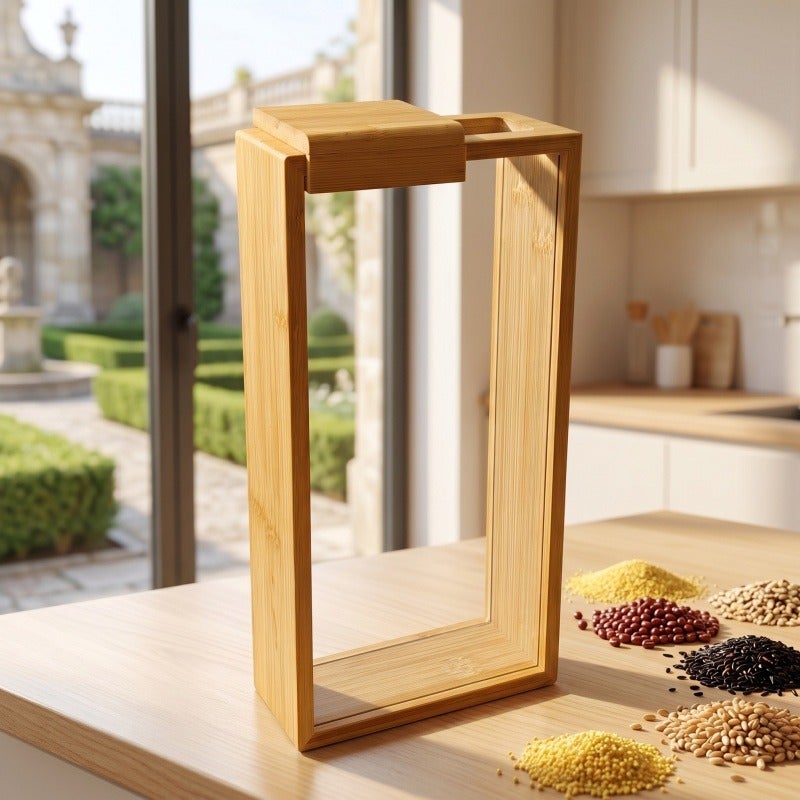 Food Dispenser, Kitchen Organizers And Storage, Food Containers And Cereal Dispenser for Pantry Organization And Storage Container, Cereal, Rice, Flour, Snacks - Image 1