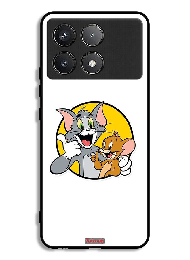 Tolwak Xiaomi Redmi K70 Protective Case Cover Tom And Jerry - Image 1