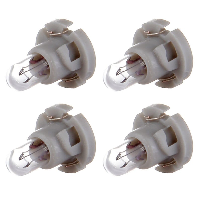 cciyu T4/T4.2 Neo Wedge Halogen A/C Bulb Instrumnet Panel Dash Light,4Pack - Image 1