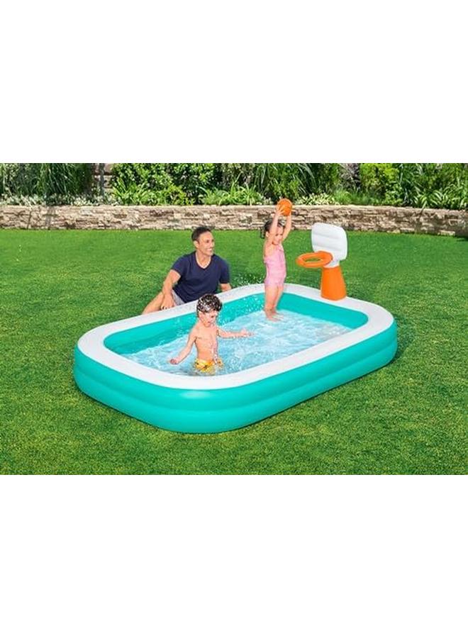 Bestway Family Pool Dunk N' Splash With Basketball Hoops 251 X 168 X 102 Cm - Image 2