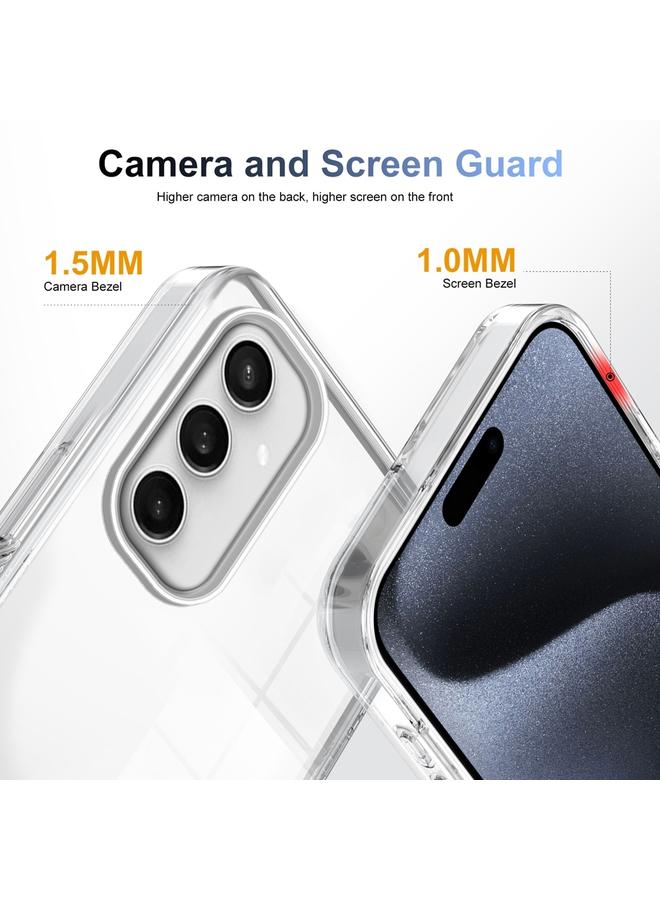 اس-توب جراب لهاتف Samsung Galaxy S24 FE 5G جراب هاتف هجين من مادة TPU من الأكريليك الشفاف المقاوم للانزلاق - Image 2