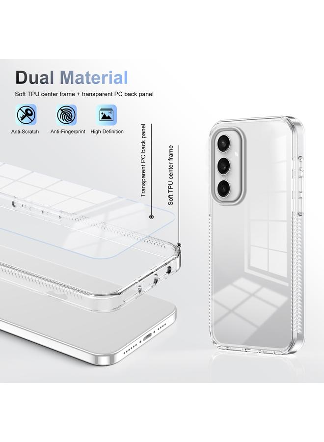 اس-توب جراب لهاتف Samsung Galaxy S24 FE 5G جراب هاتف هجين من مادة TPU من الأكريليك الشفاف المقاوم للانزلاق - Image 3