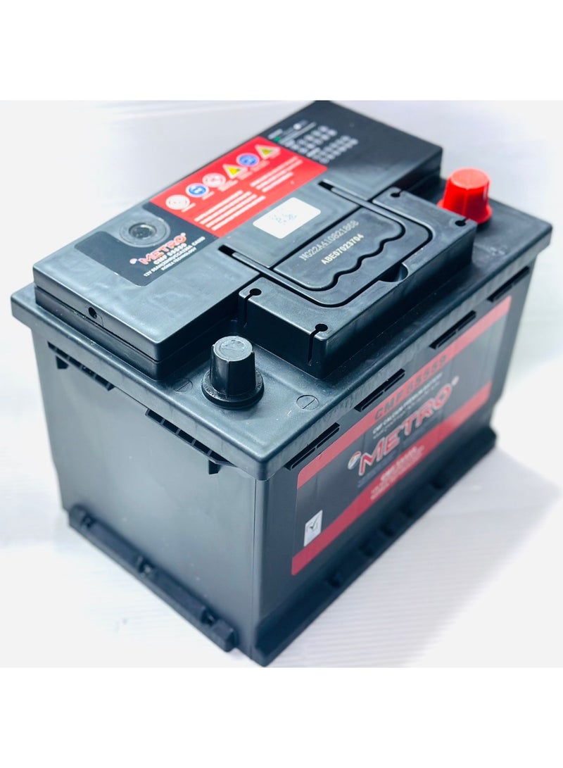 Metro Car Battery 12V 55AH DIN55L / 55559 - Image 4