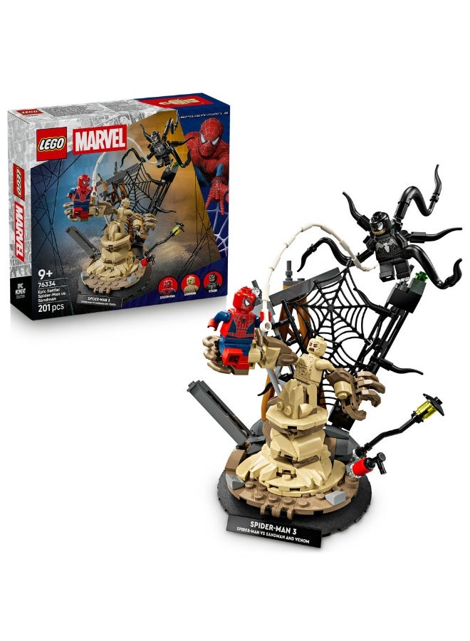 LEGO Marvel Epic Battle: Spider-Man vs. Sandman Set 76334 (Age 9+, 201 Pieces) - Image 1