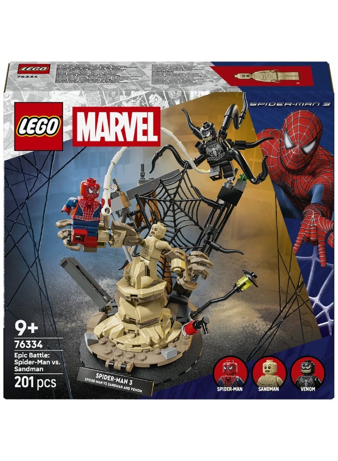 LEGO Marvel Epic Battle: Spider-Man vs. Sandman Set 76334 (Age 9+, 201 Pieces) - Image 2