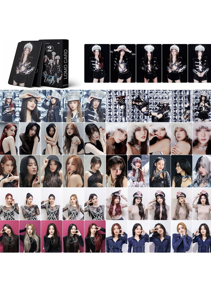 EHOME 55Pcs GIDLE 2nd Album Super LadyLomo Card  - Image 2