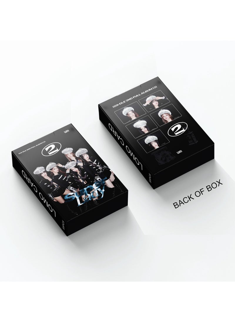 EHOME 55Pcs GIDLE 2nd Album Super LadyLomo Card  - Image 4