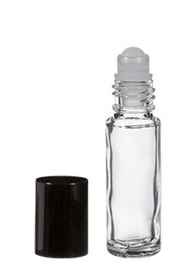 Caribbean Coastal Delights Caribbean Coastal Delights 2 Roll-on Refillable Glass Perfume Bottle Purse or Travel Size. Plain & Swirl 1/3oz .33 Fl. oz. 10ml.  - Image 2