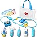 Liberry Doctor Kit for Toddlers 35 Years Old 18Piece Kids Doctor Bag Pretend Play Toys Durable Medical Kit with Toy Stethoscope Blue Doctor Gift for Boys Girls - Image 4
