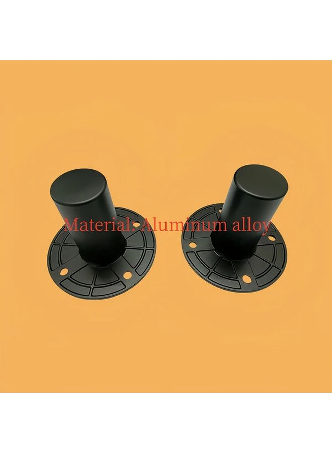 A Single Aluminum Alloy Speaker Stand Base 1pc Sturdy DIY Speaker Accessory - Image 5