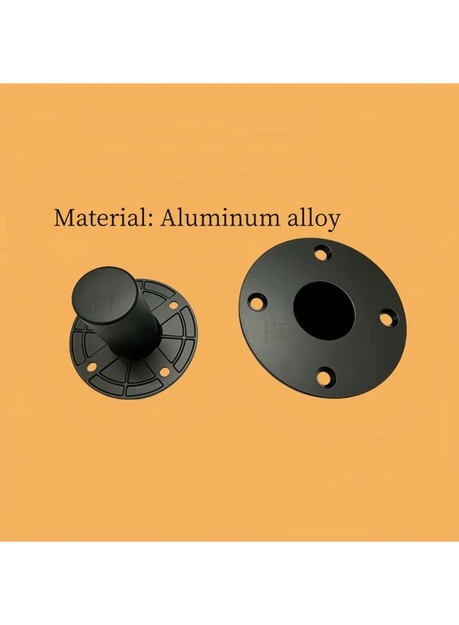 A Single Aluminum Alloy Speaker Stand Base 1pc Sturdy DIY Speaker Accessory - Image 4