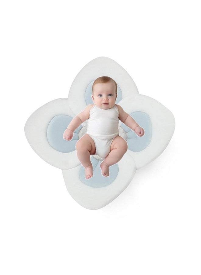 PandaEar PandaEar Baby Lotus Bath Flower Pad for Infant Newborn| Soft Baby Flower Bath Petals for Sink Bathtub Essentials Shower Gift (Blue)  - Image 3