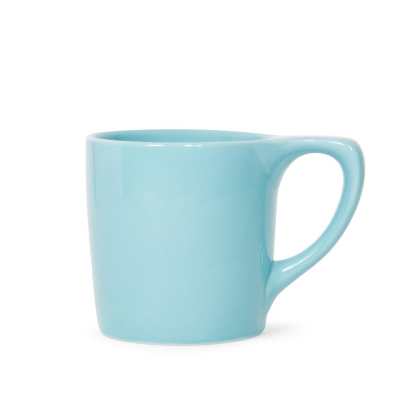 notNeutral Lino Porcelain Coffee Cup for Personal Restaurant Commercial Use  10oz  Single Cup Blue