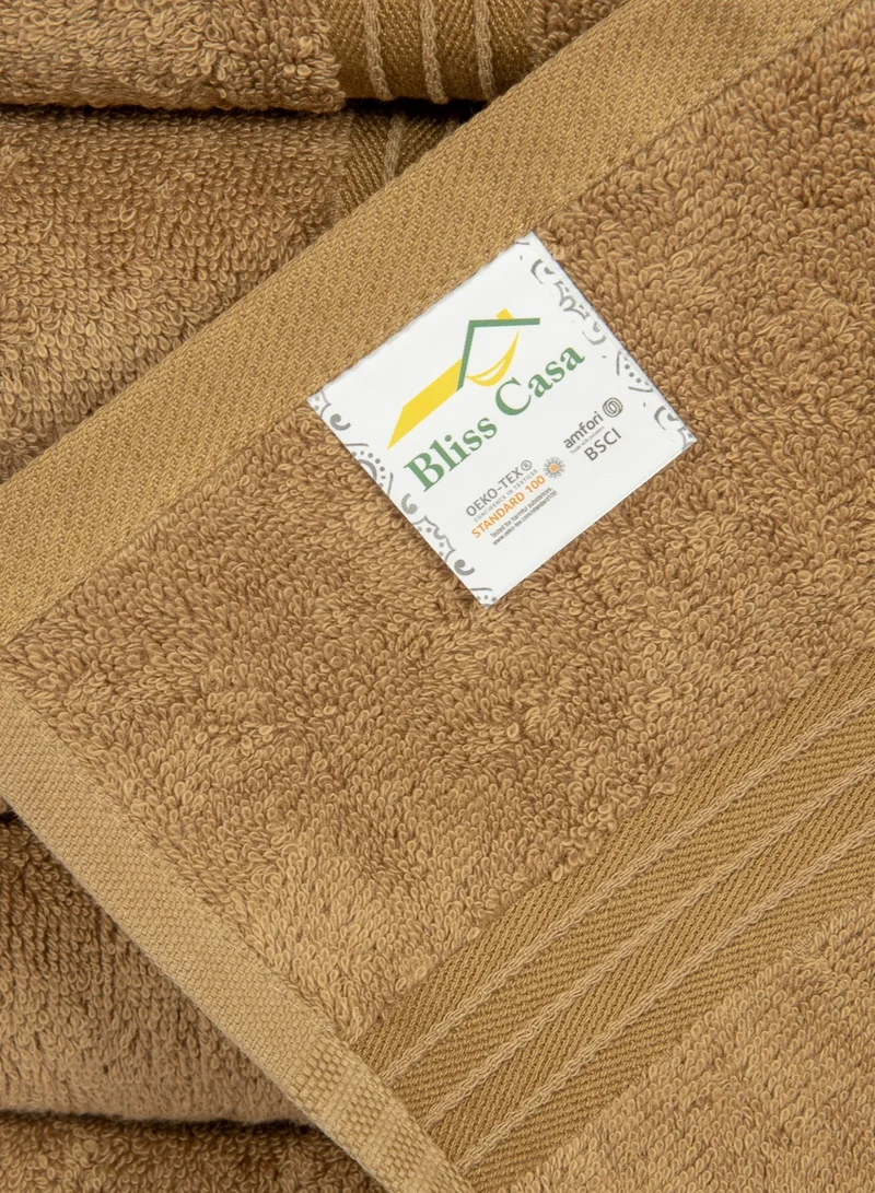 بليس كاسا مناشف يد كبيرة من Bliss Casa (6 قطع، 50 × 100 سم) - قطن مشط 100% - جودة فاخرة، فائقة النعومة وعالية الامتصاص، مناشف يد بجودة الفنادق والسبا