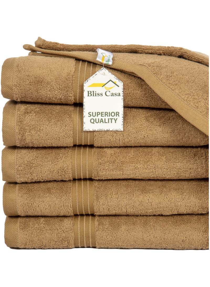 Bliss Casa - Large Hand Towels (6 Pack, 50 x 100 cm) - 100% Combed Cotton - Premium Quality, Ultra Soft and Highly Absorbent, Hotel & Spa Quality Hand Towels - Image 5