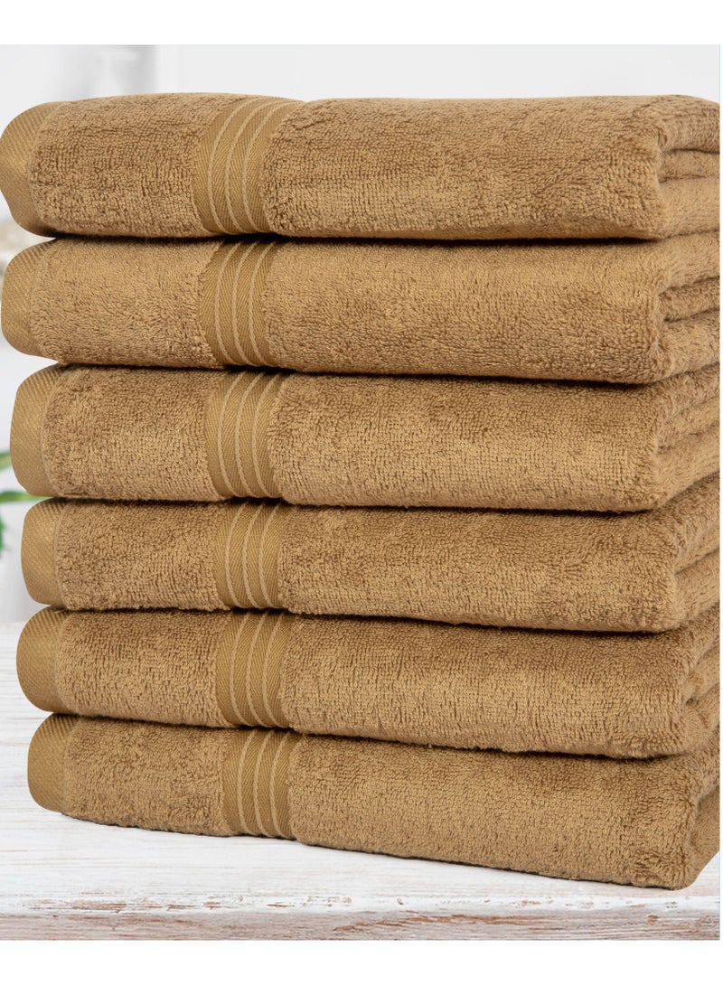 Bliss Casa - Large Hand Towels (6 Pack, 50 x 100 cm) - 100% Combed Cotton - Premium Quality, Ultra Soft and Highly Absorbent, Hotel & Spa Quality Hand Towels - Image 3