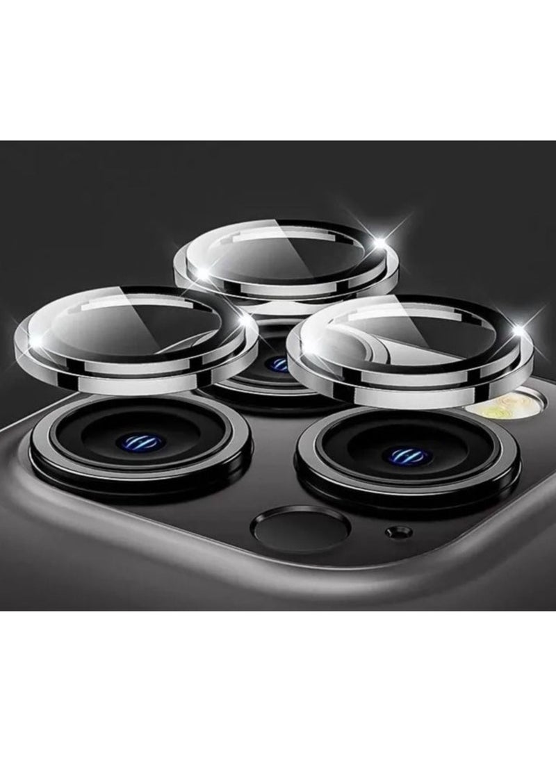 Anti-scratch Tempered Glass Camera Cover For iPhone13 Pro Max / 13 Pro (Black)  - Image 2