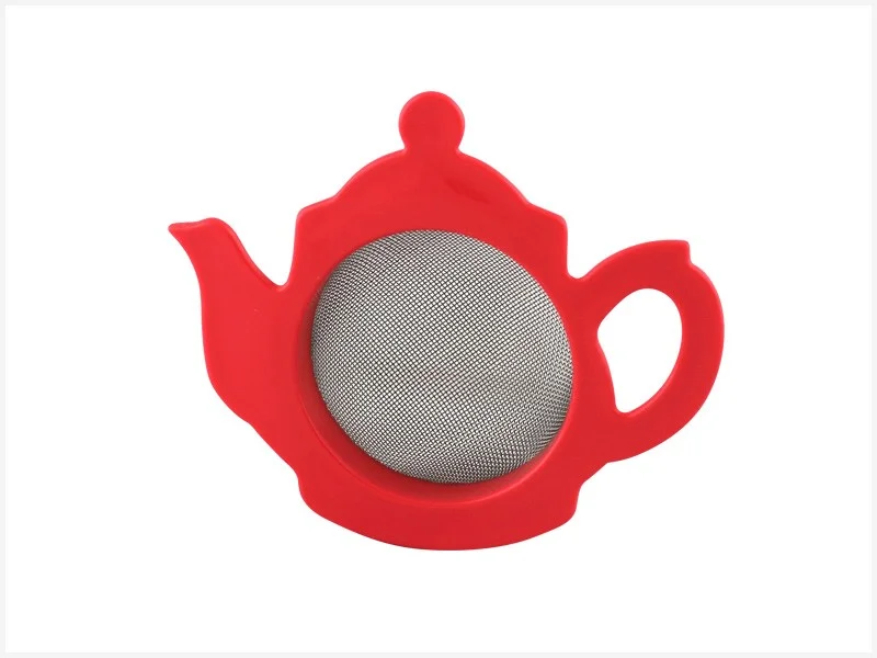 Rennway Tea Strainer in Teapot Shape