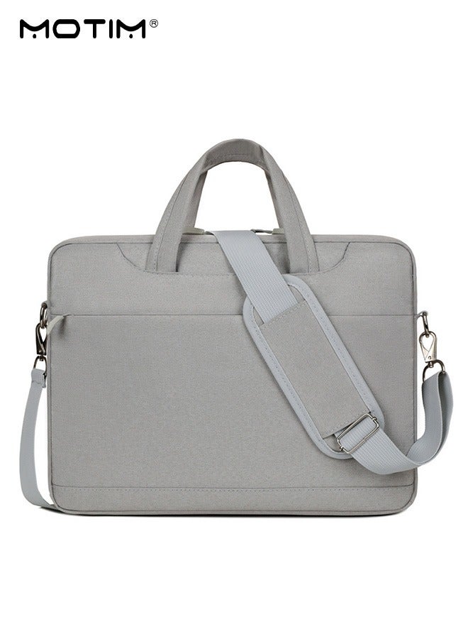 Motim 15.6-16 Inch Laptop Bag Case, Waterproof Computer Bag Laptop Sleeve with Airbag, Business Handbag Briefcase,  Large Capacity, Multiple Inner Pockets, Compatible with 15.6-16" Laptop Dell Inspiron 15.6, HP Pavilion 15.6 and so on - Image 1