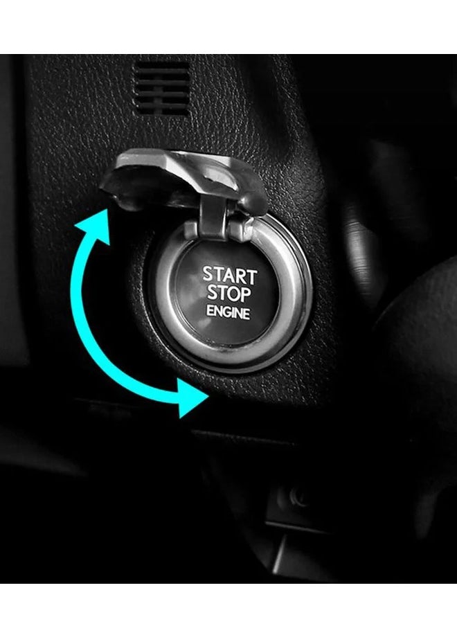 Generic - Cover for Car Engine Start Stop Button Metal /XV05 - Image 1