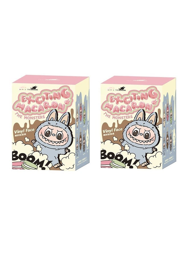 Monster - Delicious Macaron Vinyl - 2 Pieces Popular Figures, Random Figures, Action Figures, Collectors  Collectors, Art Toys, Figures, Gifts - Image 1