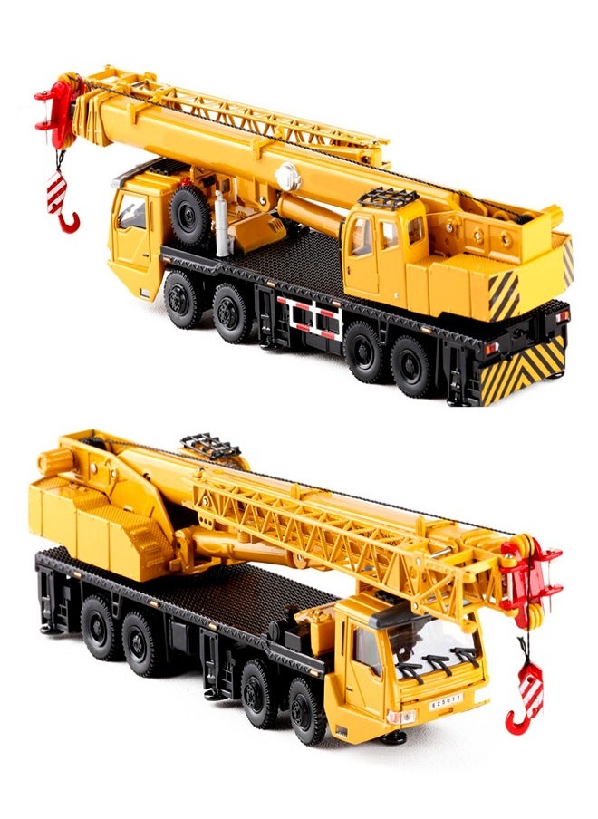 fashionhome 1-Piece Durable Diecast Metal Alloy Engineering Hoist Lifter Crane Vehicles Machine Toy for Children Construction Truck Toy Car  - Image 4