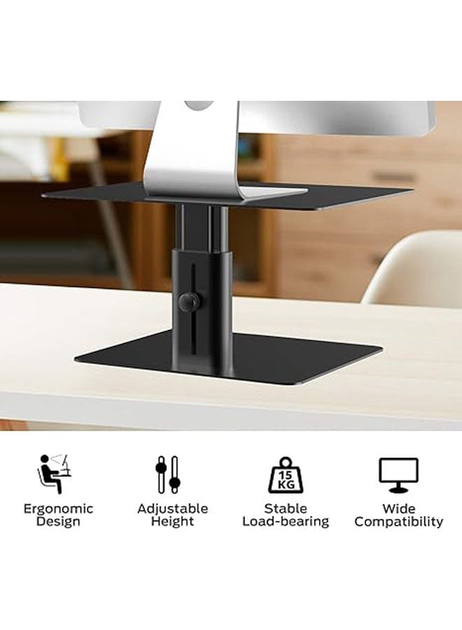 General Monitor stands, adjustable monitor lifters, metal computer stands are compatible with TVs, PCs, laptops, computers, iMacs, and all screens  - Image 5