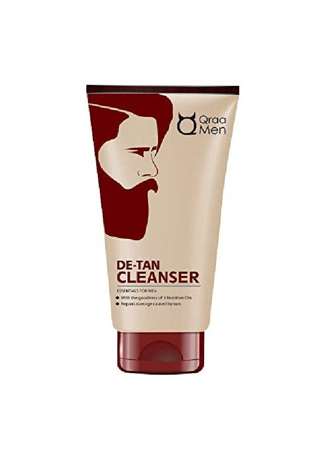 Qraa Men Detan Cleanser For Men For Skin Lightening/Brightening 100 G  - Image 2