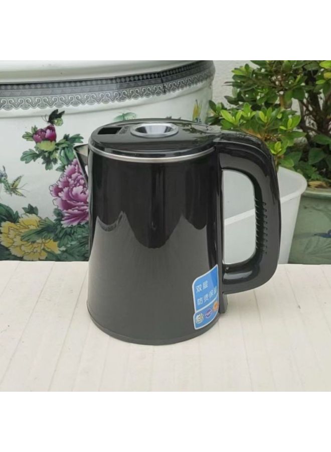 Tea Bar Machine Universal Kettle 304 Stainless Steel Rubber-coated Household Kettle Universal Tea Bar Machine Small Five-ring Matching Kettle-Color:201 Black Short Spout Pot With Coupler-Capacity:Default - Image 4