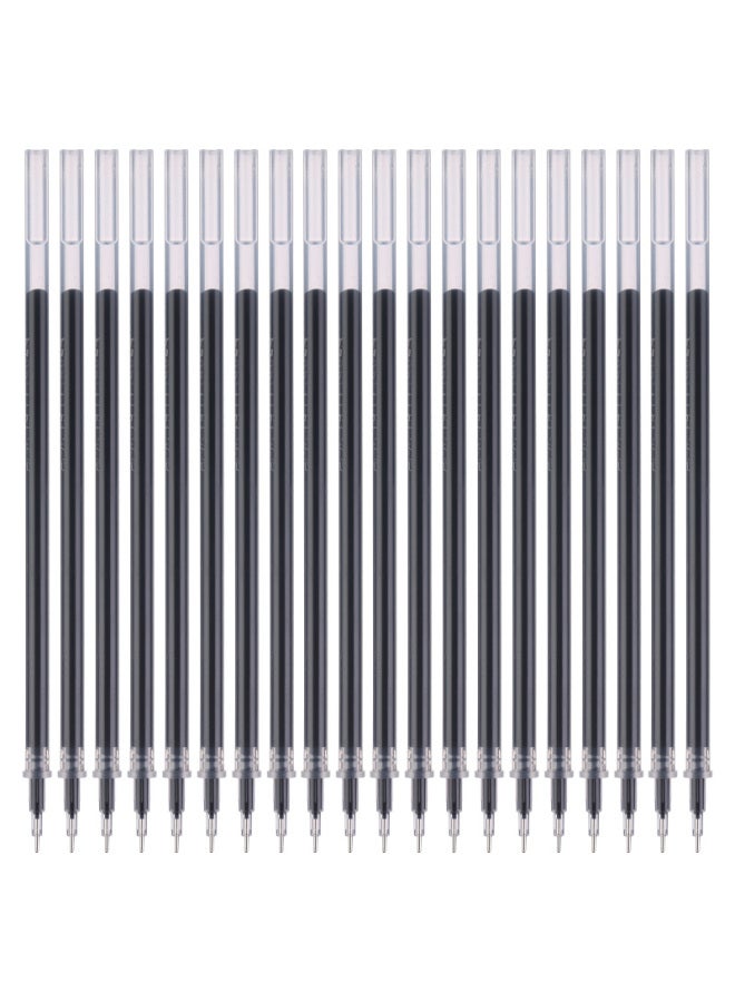 M&G Stationery 0.5mm Black Neutral Pen Refill Full Needle Tube Signature Pen Replacement Refill Student/office Universal Water Pen Refill 20pcs/box Agr640k0 For Postgraduate Entrance Examination - Image 1
