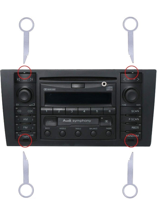 Keple Car Radio Removal Tool Key DIN Release Keys Set - Image 4