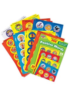 Trend Enterprises : Positive Words Scented Scratch 'N Sniff Stinky Stickers Fun For Rewards Incentives Crafts And As Collectibles 24 Designs 20 Sheets Included For Ages 3 And Up  - Image 3