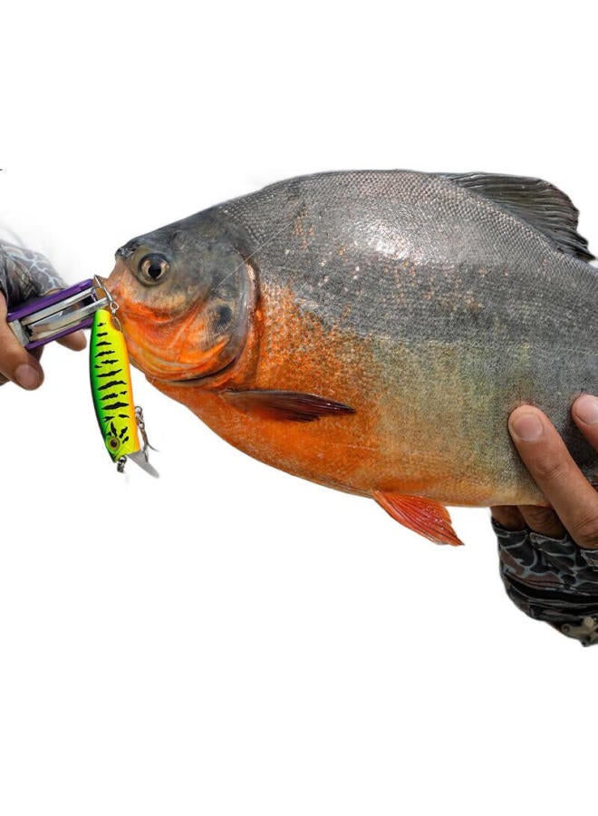 King Lure Kingdom Micro Flying Scale Series Minnow Sinking Slow Sinking Floating Far Throw Upturned Mouth Military Fish Sea Bass Black Hole - Image 3