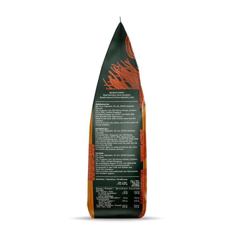 Four Sigmatic Focus Mushroom Coffee | Organic Ground Coffee with Lion's Mane Mushroom and Chaga for Better Focus and Immune Support | 12oz Bag - Image 4