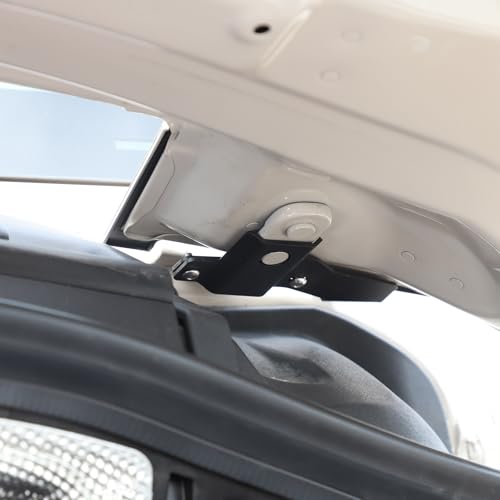 Hudiriy Car Hood Both Sides Mount Light Brackets Compatible with Ineos Grenadier 2020 -2024 Hood Hinge Ditch Light Mount Brackets External Accessories Decoration (Black) (Style B) - Image 3