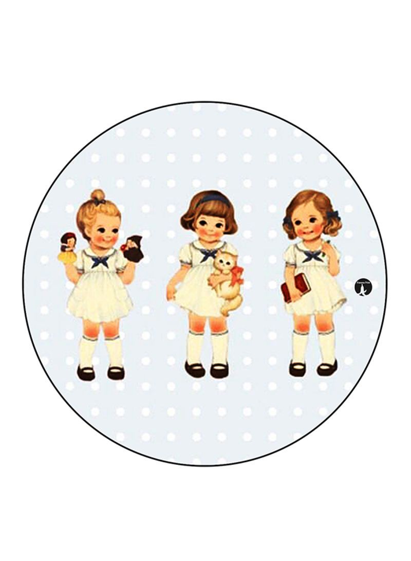 RKN Vintage Art Printed Pin Multicolour - Image 2