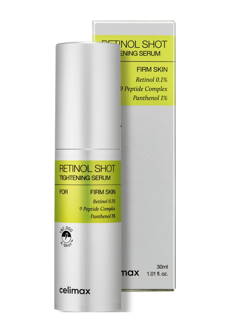 celimax celimax The Vita A Retinol Shot Tightening Serum | with Pure Vitamin A Retinol, Peptide, Pore Minimizer, Wrinkles & Fine Lines, Firmer Skin, Anti-Aging, Skin Smoothing 30ml  - Image 1