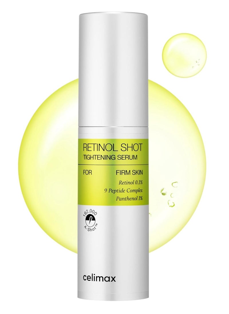 celimax celimax The Vita A Retinol Shot Tightening Serum | with Pure Vitamin A Retinol, Peptide, Pore Minimizer, Wrinkles & Fine Lines, Firmer Skin, Anti-Aging, Skin Smoothing 30ml  - Image 2