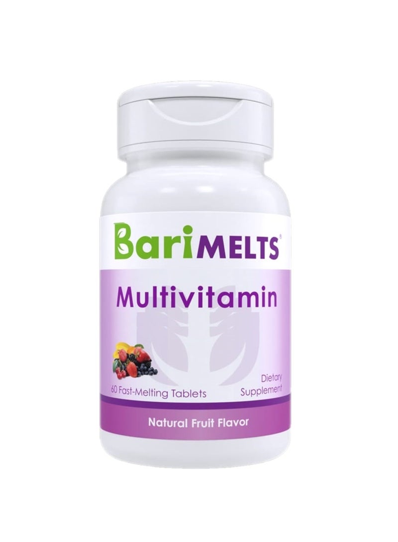 BariMelts Pack Of 60 Multivitamin Tablets, Natural Fruit Flavor - Image 1