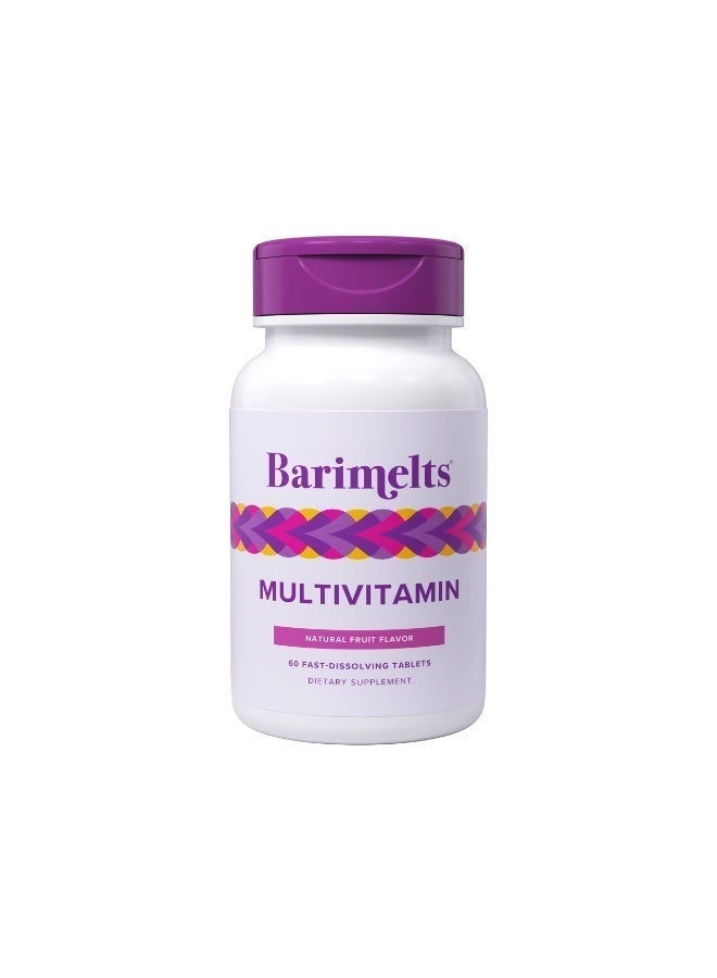 BariMelts Pack Of 60 Multivitamin Tablets, Natural Fruit Flavor - Image 1