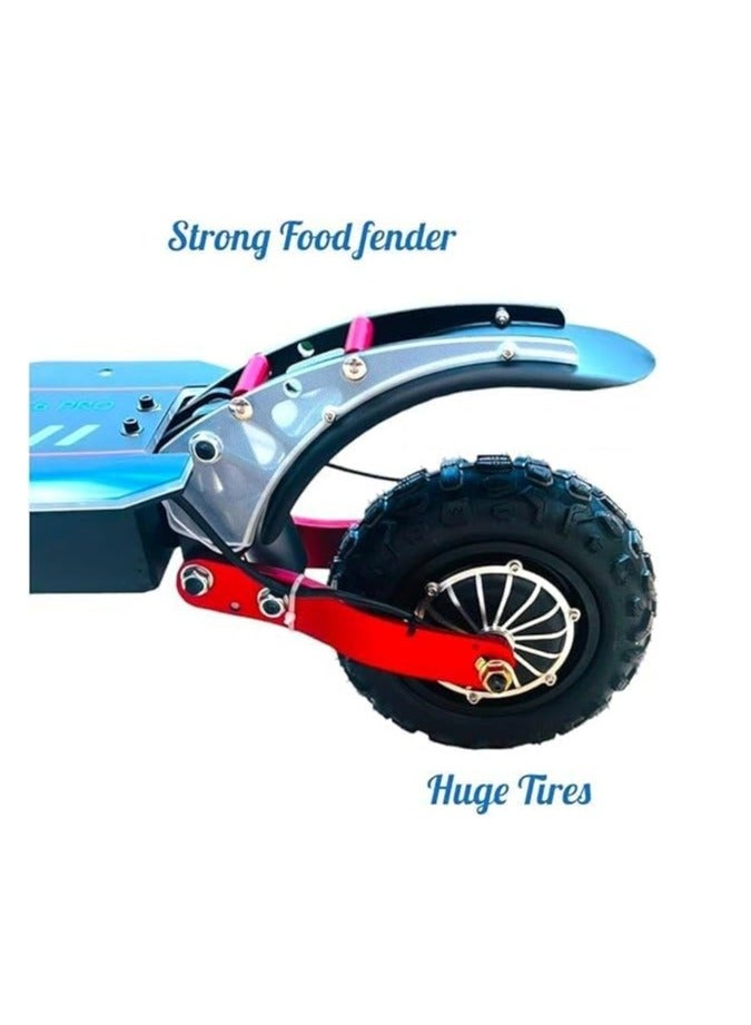 وينر سكاي سكوتر وينر سكاي K6 برو 2024 - محرك مزدوج 2000 واط وبطارية 48 فولت 15 أمبير/ساعة | سرعة قصوى 60 كم/ساعة | تصميم قابل للتعديل والطي | نظام أمان NFC ونظام تعليق مزدوج | قابل للقفل | لون أسود - Image 2