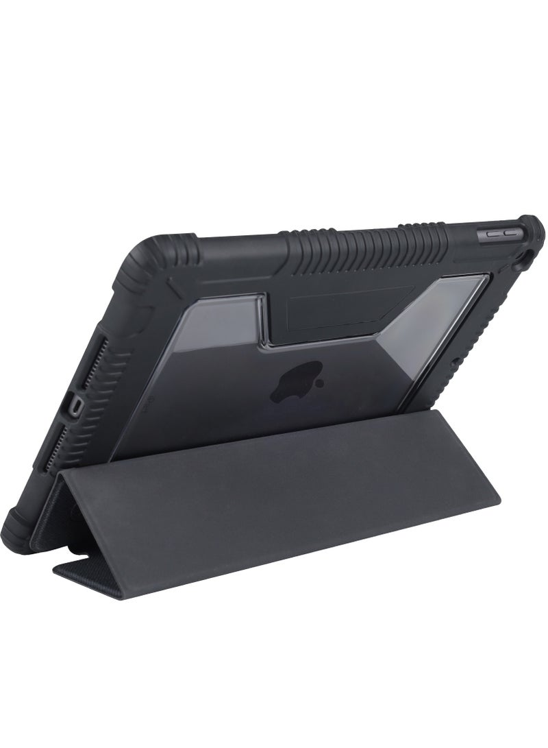 ماكس آند ماكس حافظة متينة لجهاز iPad مقاس 10.2 بوصة - غطاء مقاوم للصدمات وقابل للتعديل مع حامل، متوافق مع أجهزة iPad من الجيل السابع والثامن والتاسع (2019-2021) - Image 2