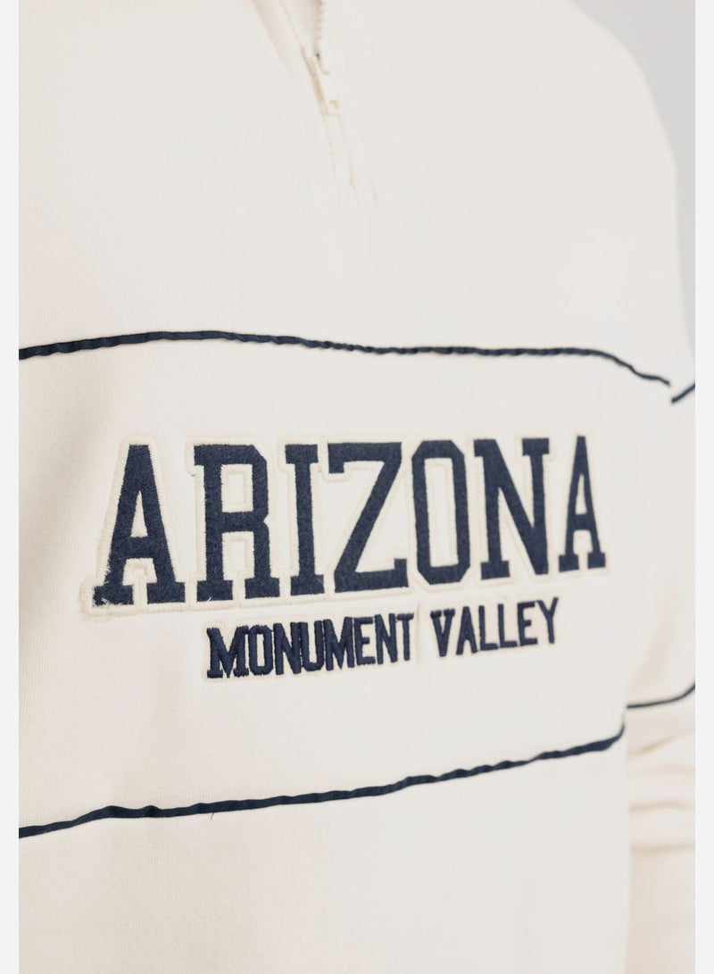 DeFacto Arizona Half Zip Sweatshirt  - Image 4