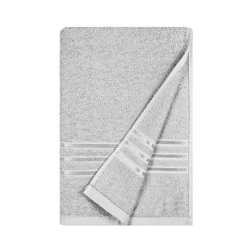 MYTRIDENT Bath Towel for Men/Women | Comfort Living | Quick Drying | Travel Friendly | 1 Piece Large Size | 100% Cotton 400 GSM | 70 x 140 cm - Ice Grey - Image 2